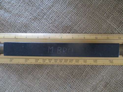 Antique Harling Brass & Steel Nautical Parallel Rolling 14" Ruler In Original Carton Container  1954