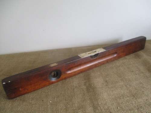 Very Rare Collectable Wood And Brass Stanley No 2 Sweatheart 30" Spirit Level     Made In USA