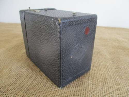 Antique Kodak No 2 Brownie Junior Box Camera By Kodak Limited     Made In Great Britain    1930's