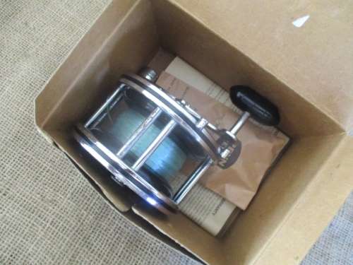 Hardly Used PENN 49 Deep Sea Real In Original Box    PENN Fishing Tackle Mfg. Co. Phila  Pa.   USA