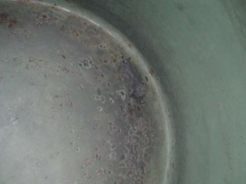 Lovely Vintage Old Fashioned Enamel Double Boiler In Rare Green Colour