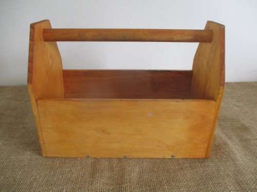 Nice Wooden Carpenter's Toolbox