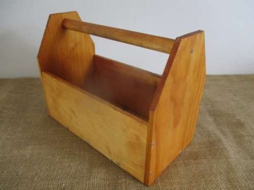 Nice Wooden Carpenter's Toolbox