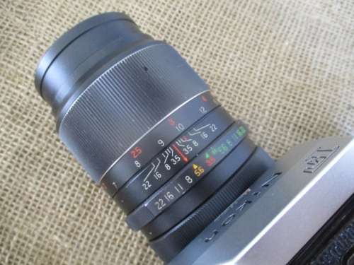 Bid for RetrOman only - Beautiful Vintage Nikon F Chrome SLR Film Camera With Vivitar Telephoto