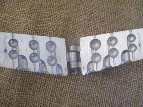 A Nice Collection Of Never Been Used Before Aluminum Fishing Sinker Moulds