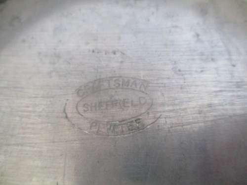 A Nice Vintage Hammered Craftsman Pewter Tankard      Sheffield