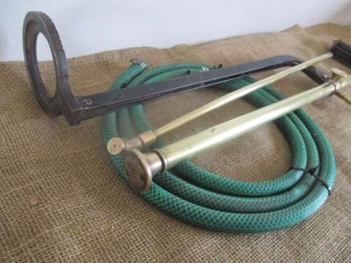 Genuine Vintage Brass & Metal "Sprinkaan" Bucket Hand Sprayer