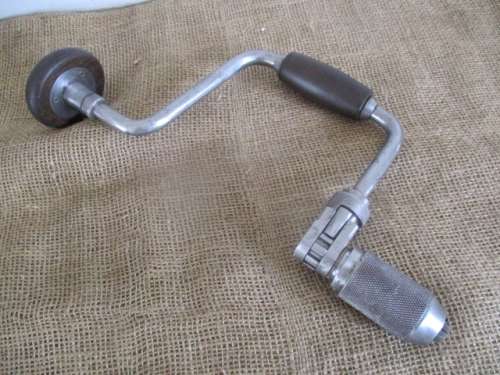 Vintage Stanley No 144 10 Inch Hand Brace Drill      Made In England