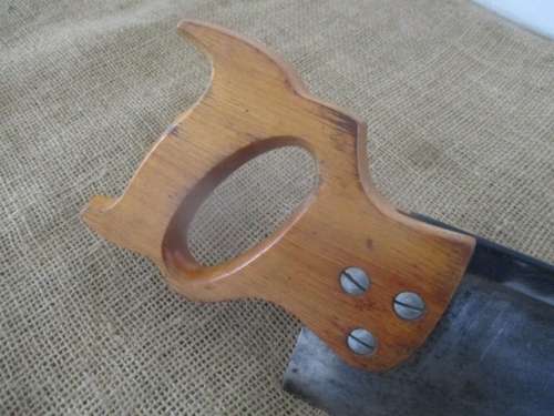 Very Beautiful Vintage Disston 12 Inch Back Saw           Made In Canada