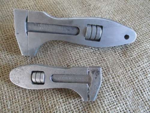 Beautiful Vintage 6" King Dick & 4 1/4" British Made Adjustable Wrenches