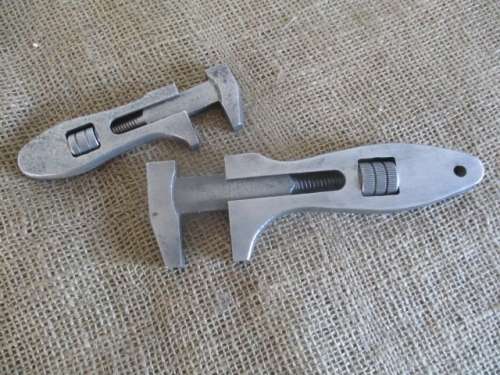 Beautiful Vintage 6" King Dick & 4 1/4" British Made Adjustable Wrenches