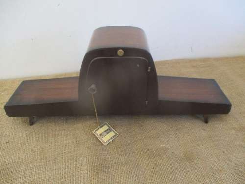 Very Collectable And Beautiful Vintage German Made Hermle Mantel Clock With Key       Approx 1950's