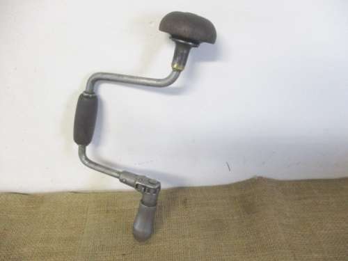 Very Rare Antique Stanley Rule & Level Co No 975 10inch Hand Brace Drill   Made In Great Britain