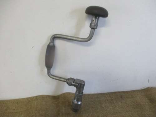 Beautiful Vintage J.A. Chapman Ltd No 43 Steel 10 Inch Hand Brace Drill   Sheffield  Made In England