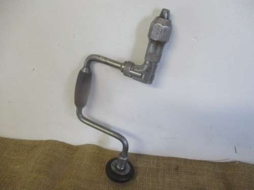 Beautiful Vintage J.A. Chapman Ltd No 43 Steel 10 Inch Hand Brace Drill   Sheffield  Made In England