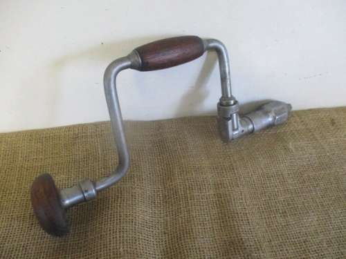 Beautiful Vintage J.A. Chapman Ltd No 43 Steel 10 Inch Hand Brace Drill   Sheffield  Made In England