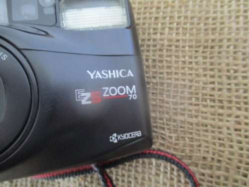 Rare Vintage Yashica EZS Zoom 70 Camera In Original Pouch  By Kyocera Corporation  Japan