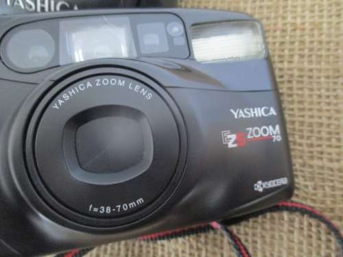 Rare Vintage Yashica EZS Zoom 70 Camera In Original Pouch  By Kyocera Corporation  Japan