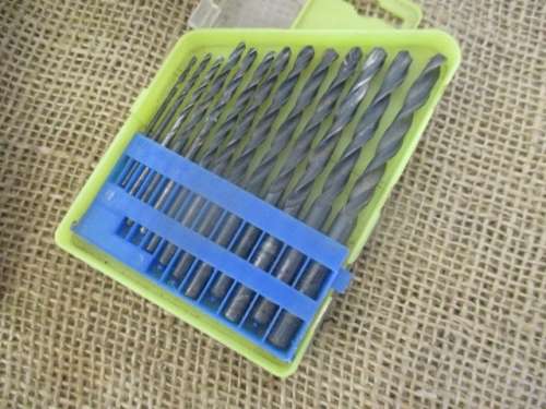 Beautiful Made In Germany Vintage Henry Boker Two Speed Breast Hand Drill With 13 Piece Drill Bits