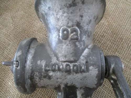 Complete Antique No 92 Spong Meat Mincer      British Made       Approx 1940's