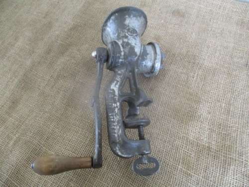 Complete Antique No 92 Spong Meat Mincer      British Made       Approx 1940's