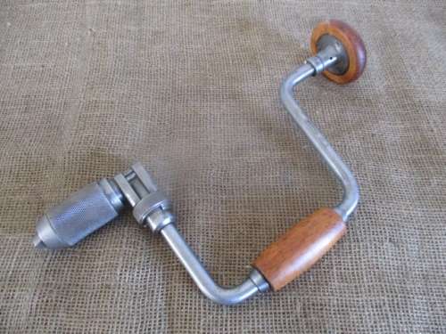 Beautiful Vintage Stanley No 144 - 10 Inch MK 2 Hand Brace Drill      Made In England