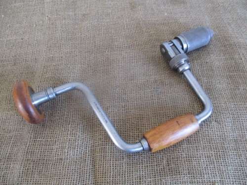 Beautiful Vintage Stanley No 144 - 10 Inch MK 2 Hand Brace Drill      Made In England