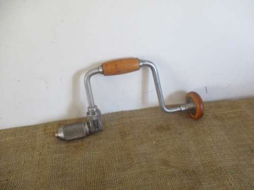 Beautiful Vintage Stanley No 144 - 10 Inch MK 2 Hand Brace Drill      Made In England