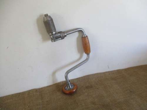 Beautiful Vintage Stanley No 144 - 10 Inch MK 2 Hand Brace Drill      Made In England