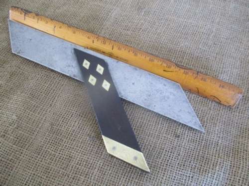 Superb Vintage W. Marples & Sons 12" Hibernia Woodworking Mitre Square.    Sheffield, England