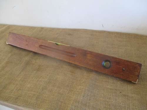 Rare Vintage Wood And Brass 30" Elliott - Lucas Elvicta Spirit Level   Cannock, England
