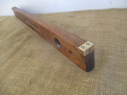 Rare Vintage Wood And Brass 30" Elliott - Lucas Elvicta Spirit Level   Cannock, England