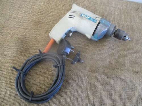 Vintage Wolf Sapphire Model 3950 Electric Hand Drill With Chuck Key