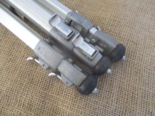 Nice Vintage Velbon VS-3 Ligth Weight Portable Aluminum Camera Tripod With Two Mounts  Japan