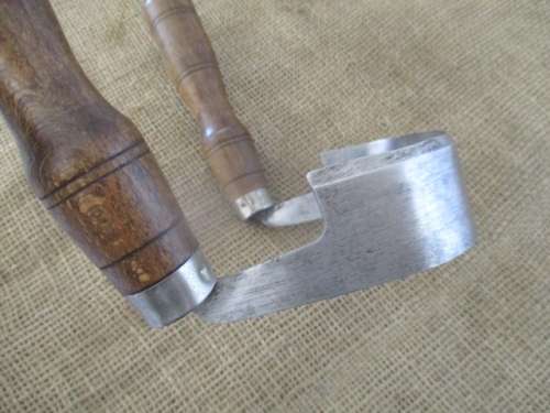 Super Rare Vintage FWB Hirsch Werkzeuge 5" Scorp Curved Draw Knife        Made In West Germany