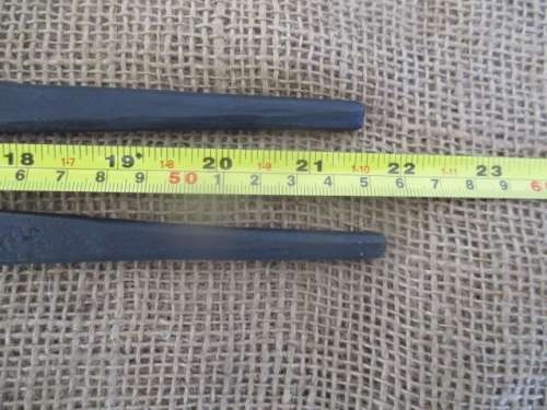 Nice Vintage 22" Solid Steel Blacksmith Tong