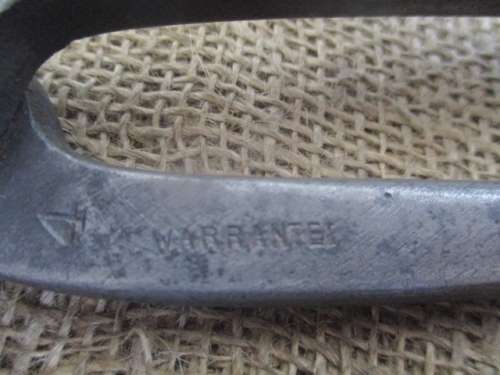 Rare Antique Solid Steel 8" Beech & Pond Blacksmith Tong & 500gr Stainless Steel Blacksmith Hammer