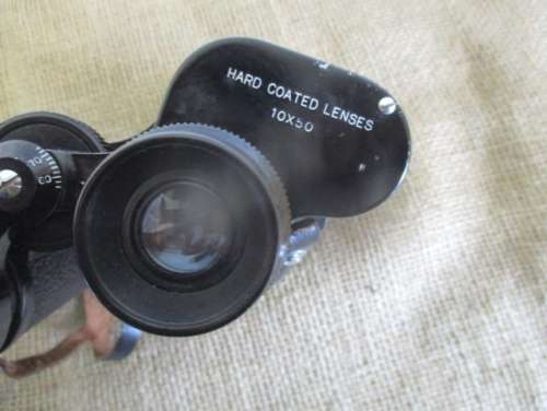 Characterful Vintage Skybolt 10 x 50 Binocular With Hard Coated Lenses In Original Case