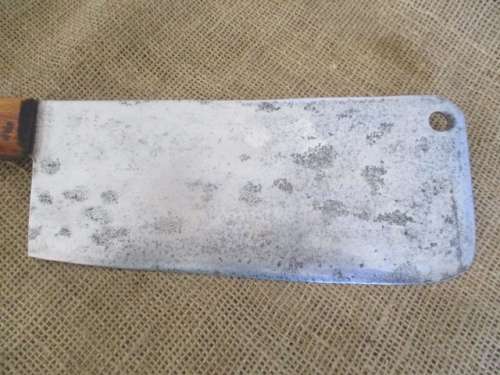 Really Hefty Vintage Elwell Meat Cleaver