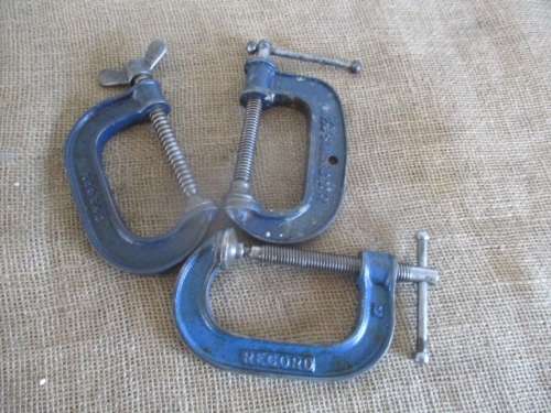 Three Handy And Good Quality 3" / 75mm G-Clamps