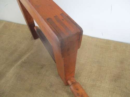 Very Rare Gigantic Vintage Carpenter's Wooden G-Clamp