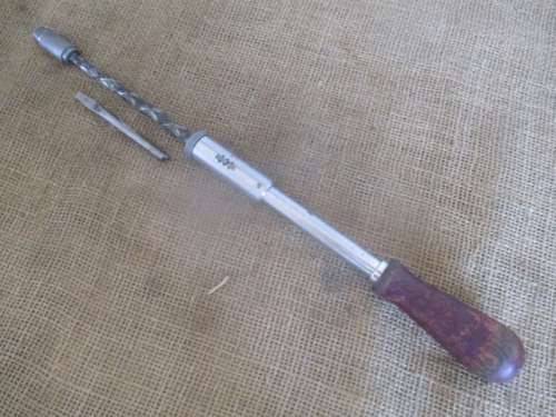 Vintage Stanley "Yankee" 130A Screwdriver With One Bit   By Stanley Tools Ltd   Sheffield   England