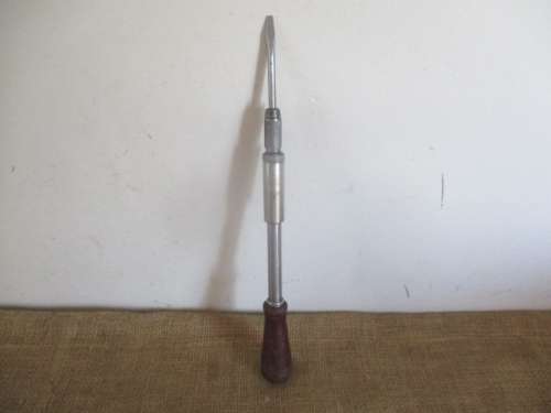 Vintage Stanley "Yankee" 130A Screwdriver With One Bit   By Stanley Tools Ltd   Sheffield   England