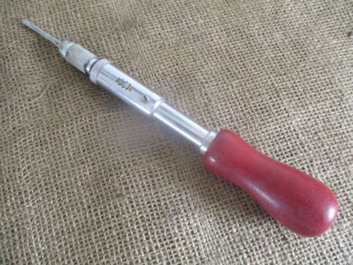 Vintage Spiralux 7135 Spiral Rachet Screwdriver With One Bit By Spiralux Ltd, England    MIB