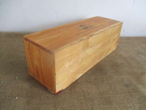 Lovely Raka Wines Wooden Wine Box With Sliding Lid