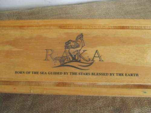 Lovely Raka Wines Wooden Wine Box With Sliding Lid
