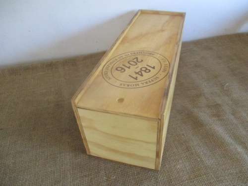 Amazing Wooden Wine Box With Sliding Lid