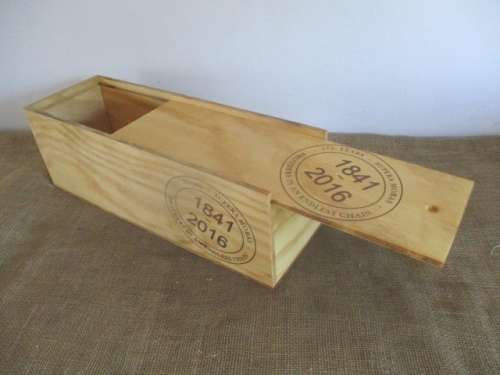 Amazing Wooden Wine Box With Sliding Lid