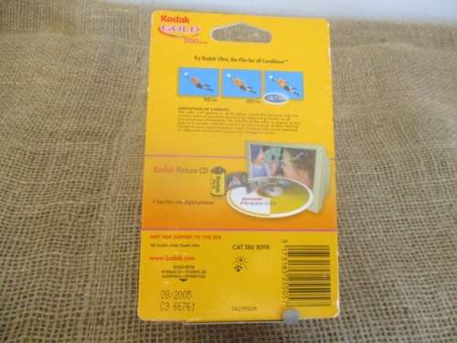 3 x 24 Exp. Kodak Gold 200 Films In Original Packaging