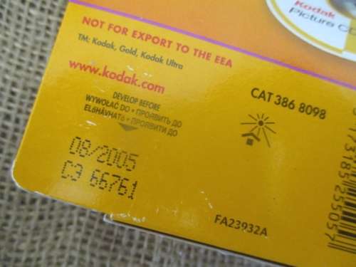 3 x 24 Exp. Kodak Gold 200 Films In Original Packaging